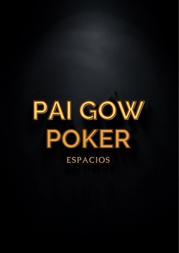 Hình ảnh minh hoạ cách chia bảy lá bài thành bộ hai lá và bộ năm lá trong Pai Gow Poker theo phong cách thiết kế vàng đen