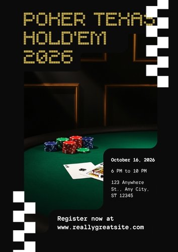 Bài poker Texas Hold'em và chip cược trên bàn casino