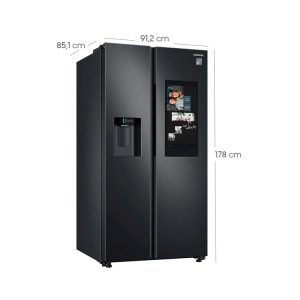 Refrigerador Samsung Side by Side Family Hub 758 Litros Black Edition
